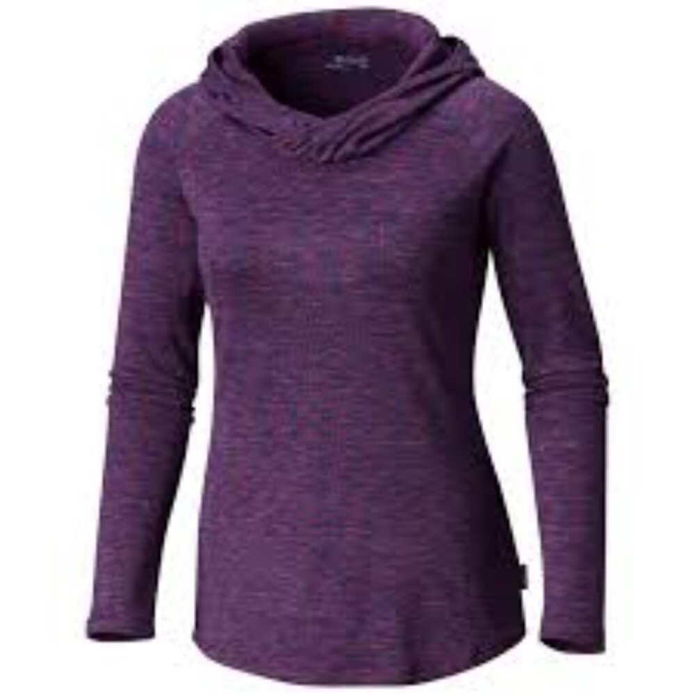 Columbia OuterSpaced III Hoodie Long Sleeve Pullover Purple/Pink Spacedye Sz S